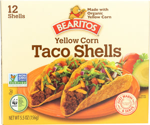 LITTLE BEAR: Yellow Corn Taco Shells, 5.5 Oz