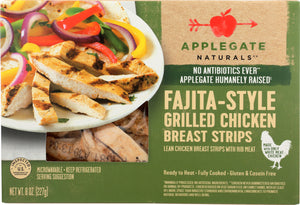 APPLEGATE: Naturals Southwestern Style Grilled Chicken Breast Strips, 8 oz