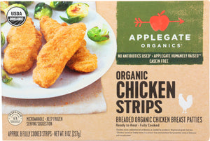 APPLEGATE: Organic Chicken Strips, 8 oz