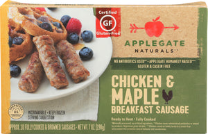 APPLEGATE NATURALS: Chicken and Maple Breakfast Sausage, 7 oz