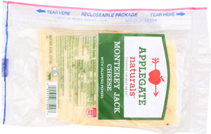 APPLEGATE: Natural Monterey Jack Cheese with Jalapeno Peppers, 8 oz