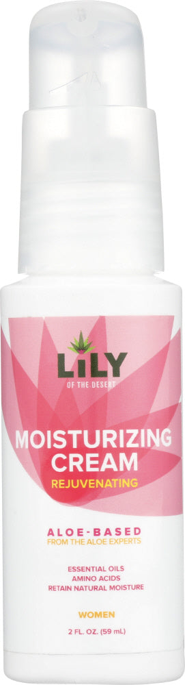 LILY OF THE DESERT: Moisturizing Cream Women, 2 fl oz