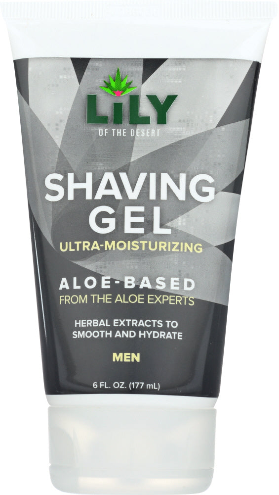 LILY OF THE DESERT: Shaving Gel Mens, 6 fl oz