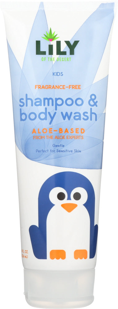 LILY OF THE DESERT: Fragrance Free Shampoo Body Wash, 8 fl oz