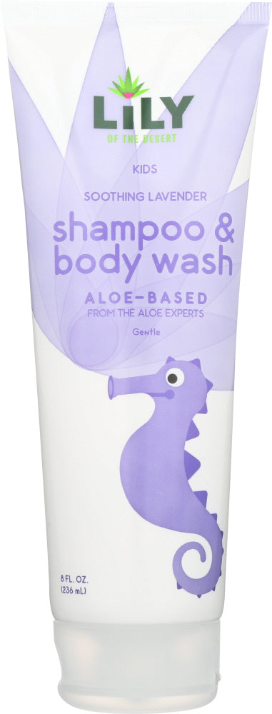 LILY OF THE DESERT: Soothing Lavender Shampoo & Body Wash, 8 fl oz