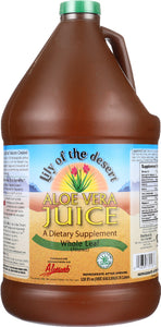 LILY OF THE DESERT: Aloe Vera Juice Whole Leaf, 128 oz