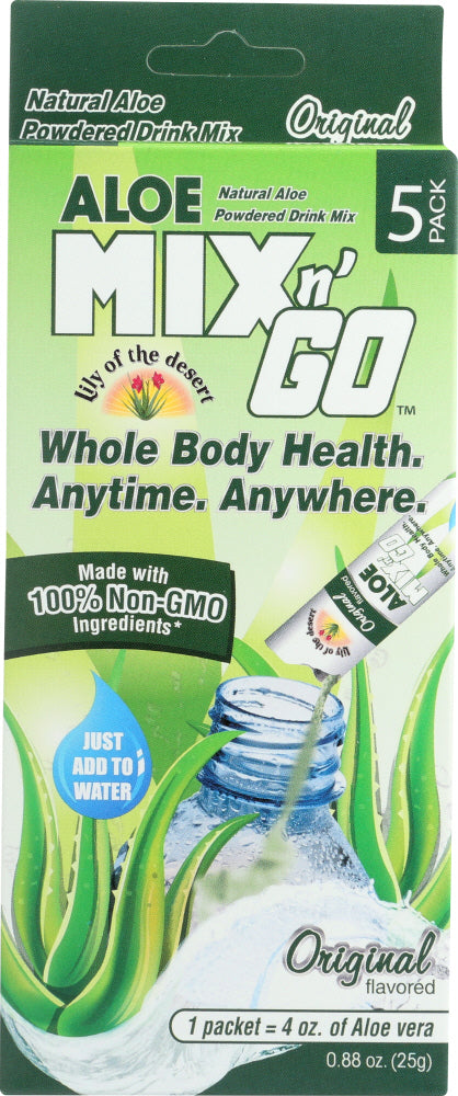 LILY OF THE DESERT: Aloe Mix N Go Original 5 pc, 1.23 oz