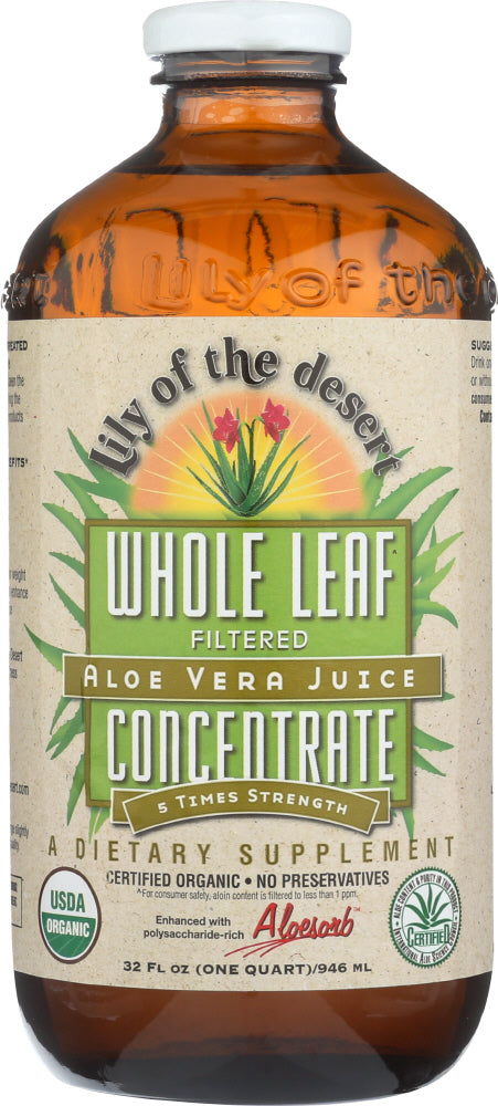LILY OF THE DESERT: Aloe Vera Concentrate Juice, 32 fl oz