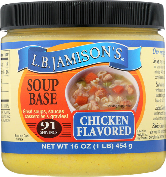 LB JAMISON: Soup Base Chicken, 16 oz