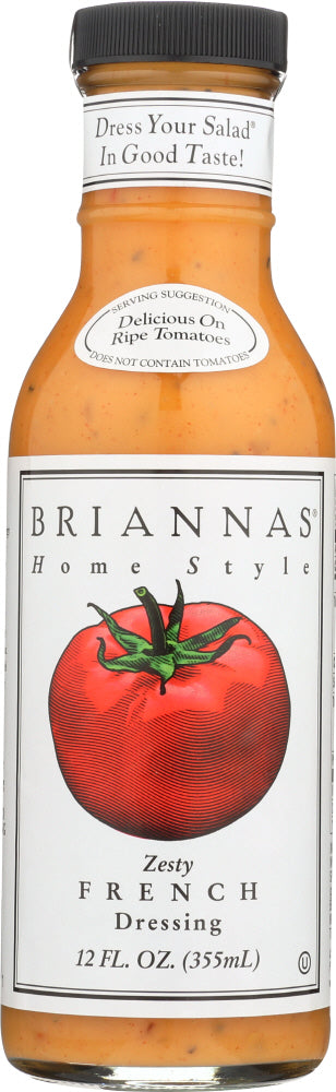 BRIANNAS: Home Style Zesty French Dressing, 12 oz