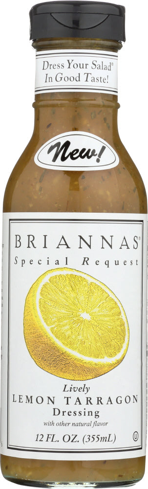 BRIANNAS: Special Request Lively Lemon Tarragon Dressing, 12 oz