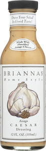 BRIANNAS: Homestyle Asiago Caesar Dressing, 12 oz