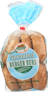 ALVARADO STREET BAKERY: Organic Sprouted Wheat Burger Bun, 13.5 oz