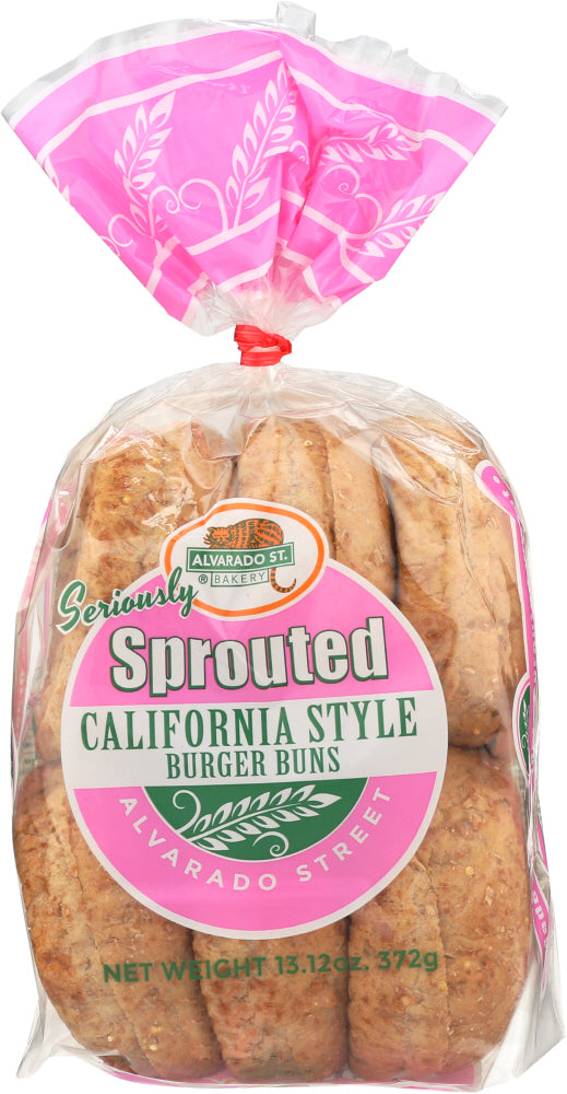 ALVARADO STREET BAKERY: Sprouted California Style Burger Buns, 13.12 oz