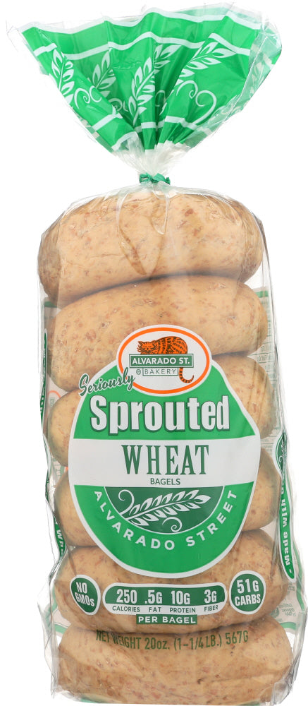 ALVARADO STREET BAKERY: Organic Sprouted Wheat Original Bagel, 20 oz