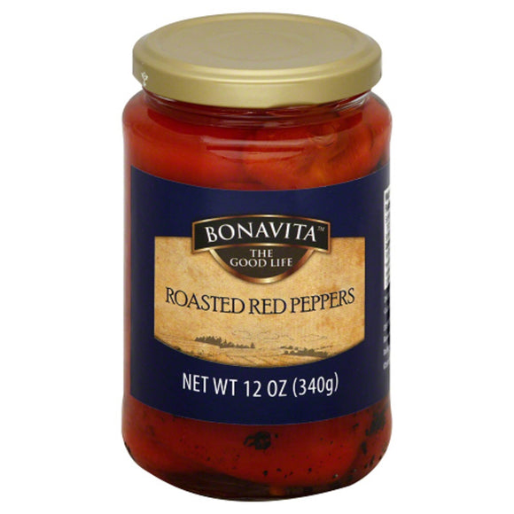 BONAVITA: Roasted Red Peppers, 12 oz