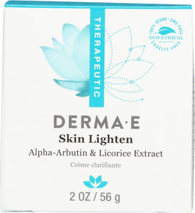 DERMA E: Skin Lighten Natural Fade and Age Spot Creme, 2 oz