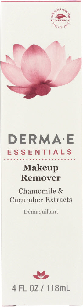 DERMA E: Makeup Remover Evenly Radiant, 4 oz