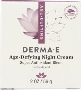 DERMA E: Age-Defying Night Crème, 2 oz