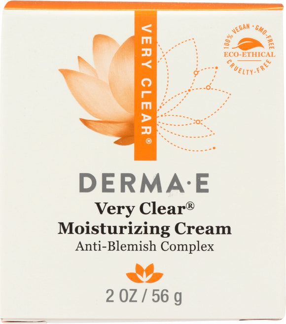 DERMA E: Very Clear Moisturizer Anti-Blemish Complex, 2 oz