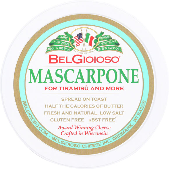 BELGIOIOSO: Fresh Mascarpone Cheese, 8 Oz