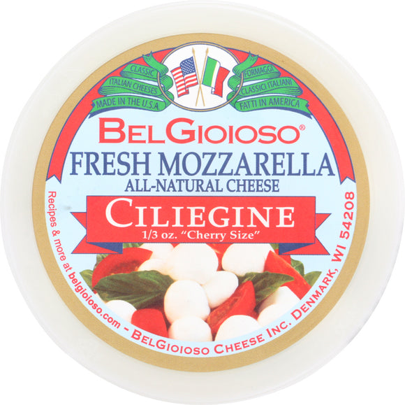 BELGIOIOSO: Fresh Mozzarella Cheese Ciliegine, 8 oz