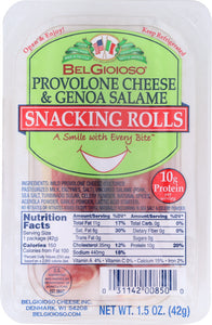 BELGIOIOSO: Provolone Cheese & Genoa Salame, 1.5 oz