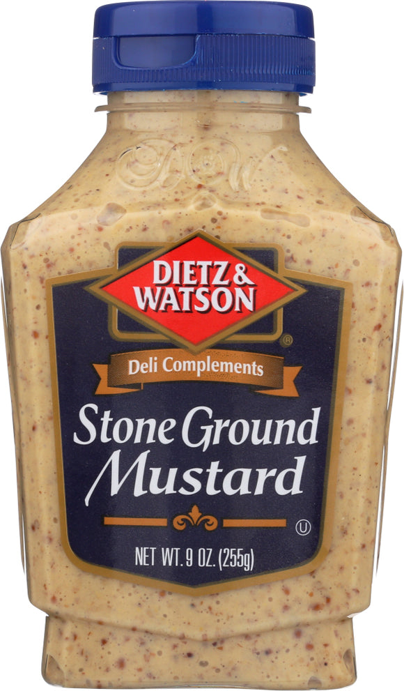 DIETZ AND WATSON: Stone Ground Mustard, 9 oz