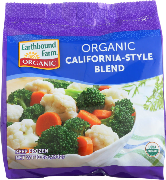 EARTHBOUND FARM: Organic California-Style Blend A Medley of Cauliflower Broccoli & Carrots, 10 oz