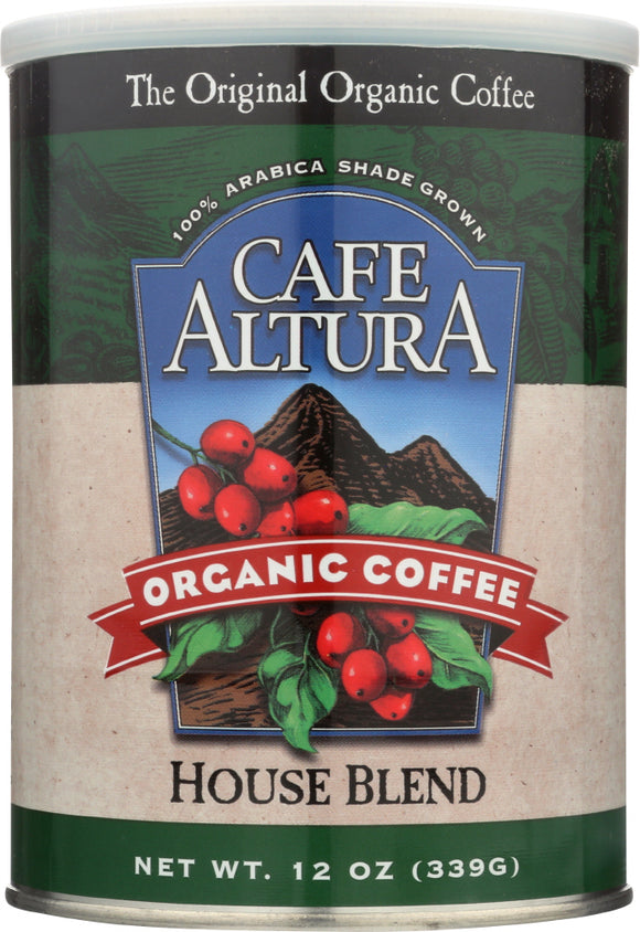 CAFE ALTURA: Organic Coffee House Blend, 12 oz