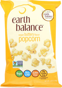 EARTH BALANCE: Vegan Buttery Flavor Popcorn, 6 oz