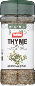 BADIA: Thyme Leaves, 0.75 oz