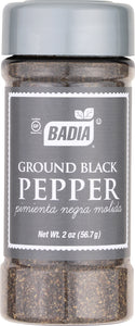 BADIA: Ground Black Pepper, 2 Oz