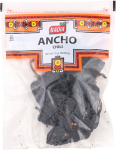 BADIA: Chili Pods Ancho, 3 oz