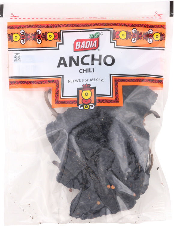 BADIA: Chili Pods Ancho, 3 oz