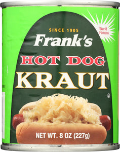 FRANK'S: Hot Dog Kraut, 8 oz