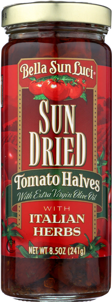 BELLA SUN LUCI: Sundried Tomato Halves with Extra Virgin Oil, 8.5 oz