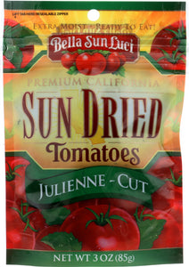BELLA SUN LUCI: Sundried Tomato Julienne Cut, 3 oz