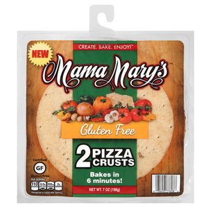 MAMA MARYS: Pizza Crust 7 Inches Gluten Free, 7 oz