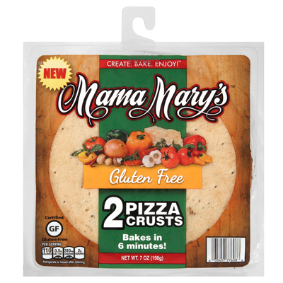 MAMA MARYS: Pizza Crust 7 Inches Gluten Free, 7 oz