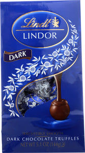 LINDT: Lindor Dark Chocolate Truffles, 5.1 oz