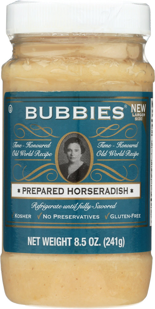 BUBBIES: Horseradish Prepared, 8.5 oz