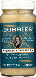 BUBBIES: Prepared Horseradish, 5 oz