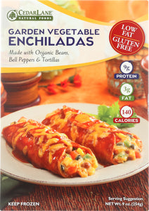 CEDARLANE: Low Fat Garden Vegetable Enchiladas, 9 oz