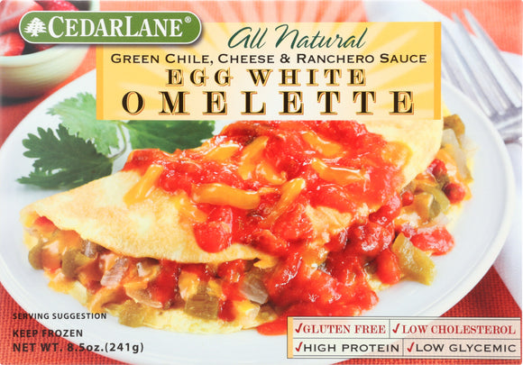 CEDARLANE: Green Chile, Cheese & Ranchero Sauce Egg White Omelette, 8.5 oz