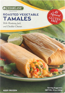 CEDARLANE: Roasted Vegetable Tamales, 10 oz