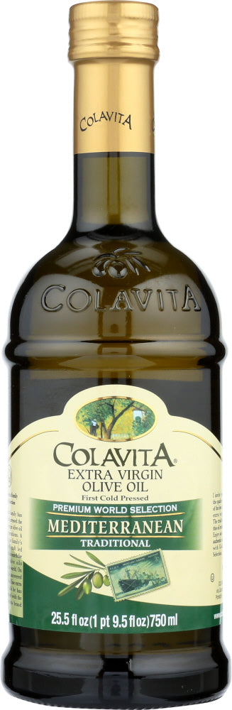 COLAVITA: Mediterranean Extra Virgin Olive Oil, 25.5 oz