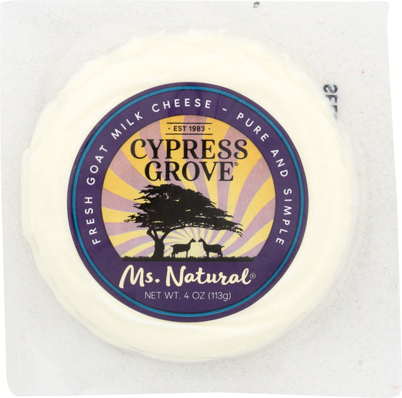 CYPRESS GROVE: Chevre Ms. Natural Goat Milk Cheese, 4 oz