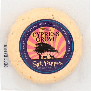 CYPRESS GROVE: Chevre Sgt. Pepper Goat Milk Cheese, 4 oz