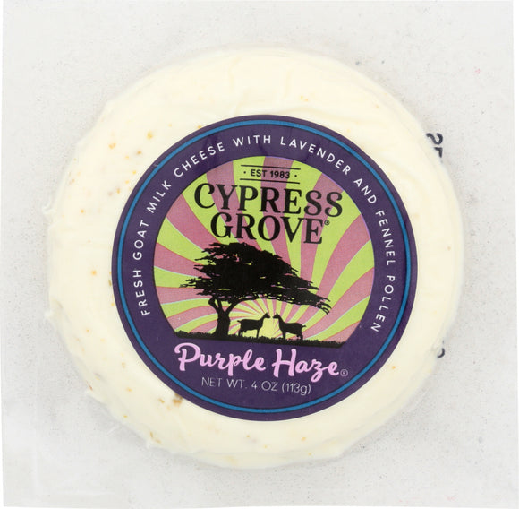 CYPRESS GROVE: Chevre Disk Purple Cheese, 4 oz